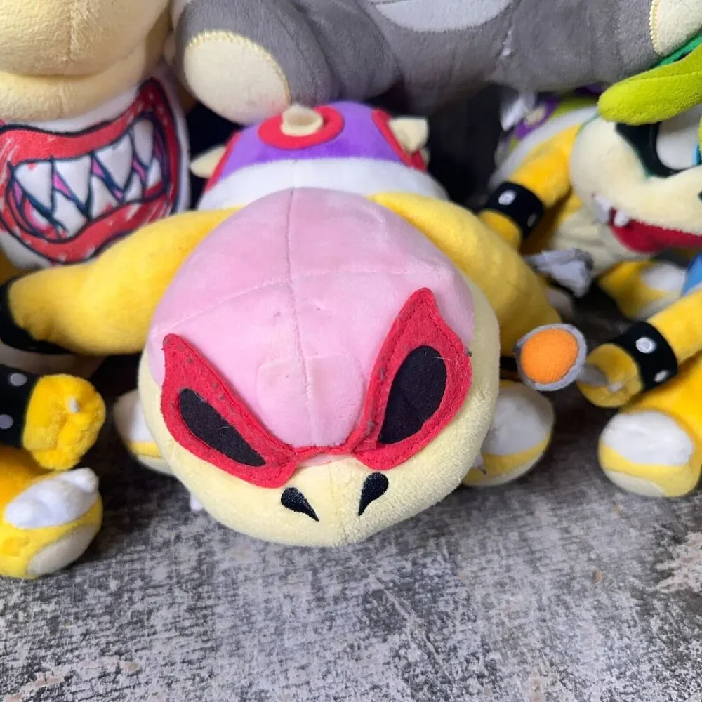 Super‎ Mario All Star Collection Koopalings Plush Lot Yoshi